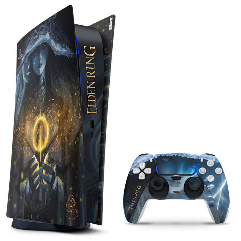 SkinNit Decal Sticker Skin For PS5 Digital (No Disk): Elden Ring