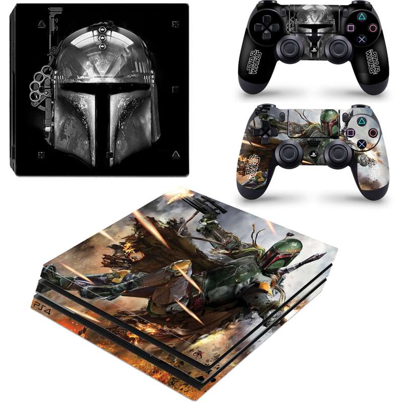 SkinNit Decal Sticker Skin For PS4 Pro: Mandalorian