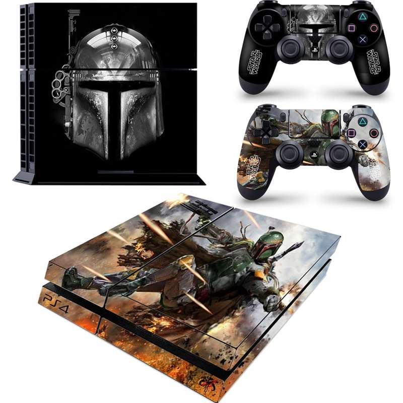 SkinNit Decal Sticker Skin For PS4: Mandalorian