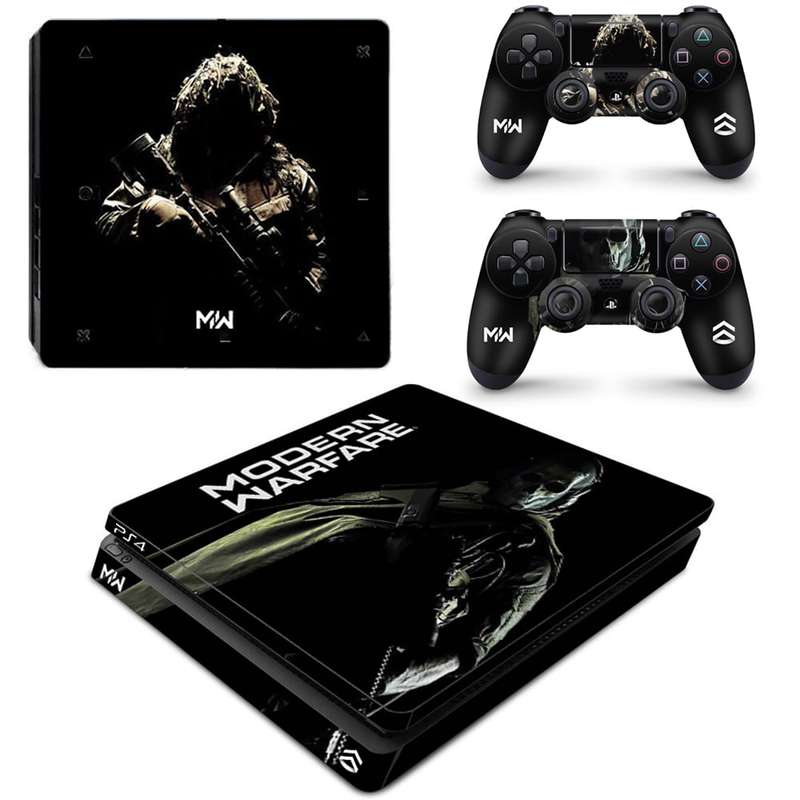 SkinNit Decal Sticker Skin For PS4 Slim: Modern Warfare