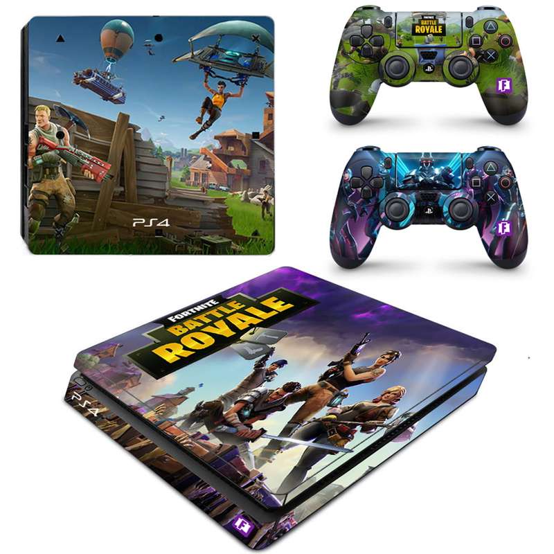 SkinNit Decal Sticker Skin For PS4 Slim: Fortnite