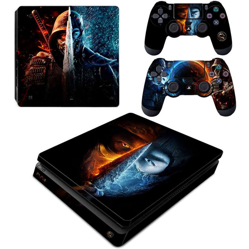 SkinNit Decal Sticker Skin For PS4 Slim: Mortal Kombat