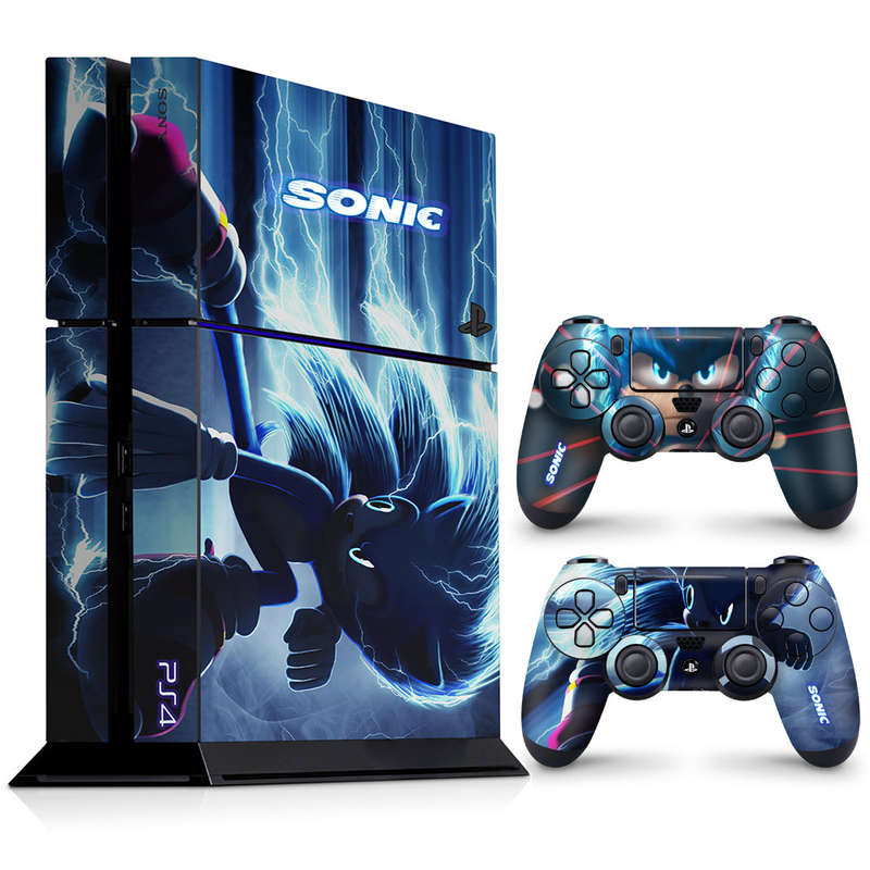 SkinNit Decal Sticker Skin For PS4: Sonic