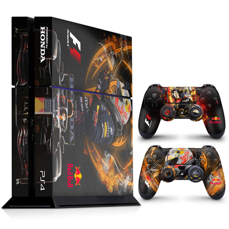 SkinNit Decal Sticker Skin For PS4: Formula 1