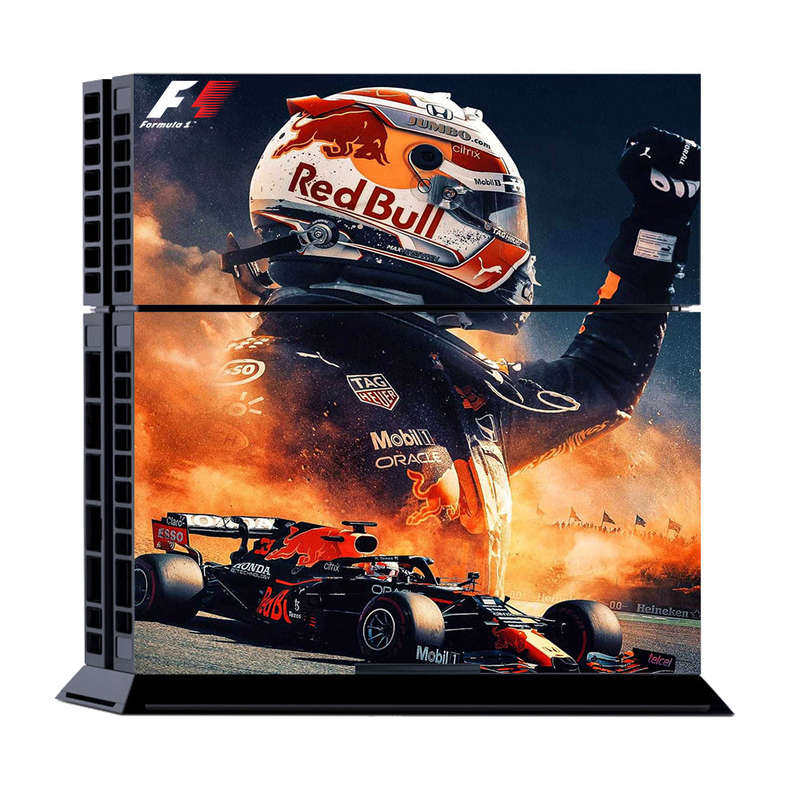 SkinNit Decal Sticker Skin For PS4: Formula 1