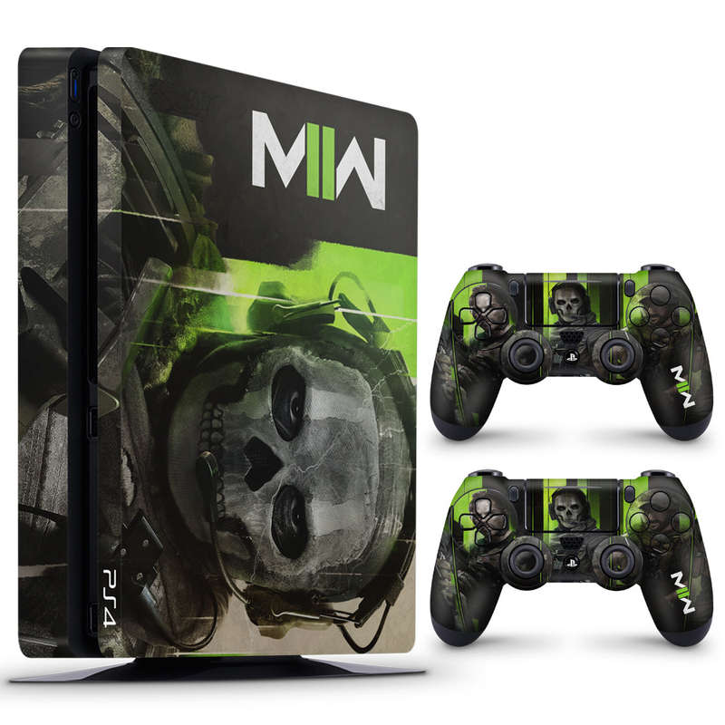 SkinNit Decal Sticker Skin For PS4 Slim: Modern Warfare 2