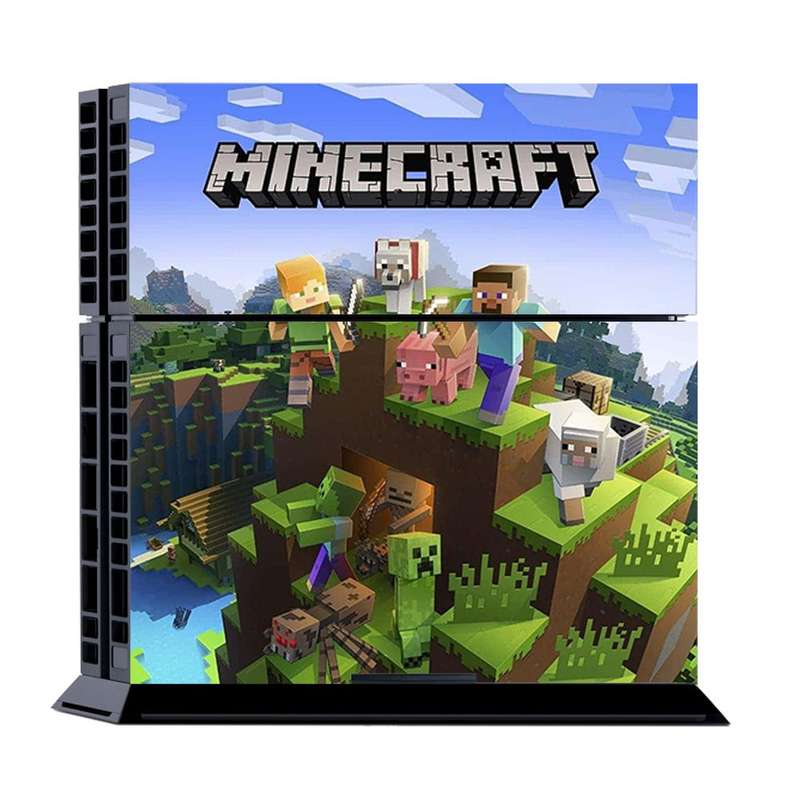 SkinNit Decal Sticker Skin For PS4: Minecraft
