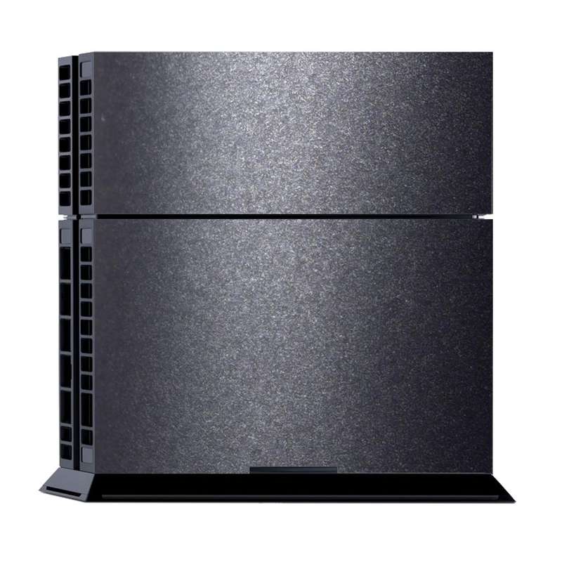 SkinNit Decal Sticker Skin For PS4: Dark Grey