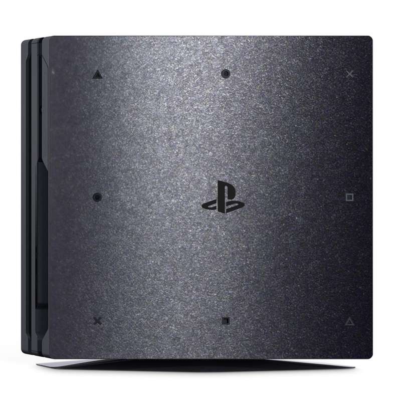 SkinNit Decal Sticker Skin For PS4 Pro: Dark Grey
