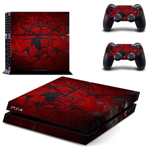 SkinNit Decal Sticker Skin For PS4: Deadpool 2017