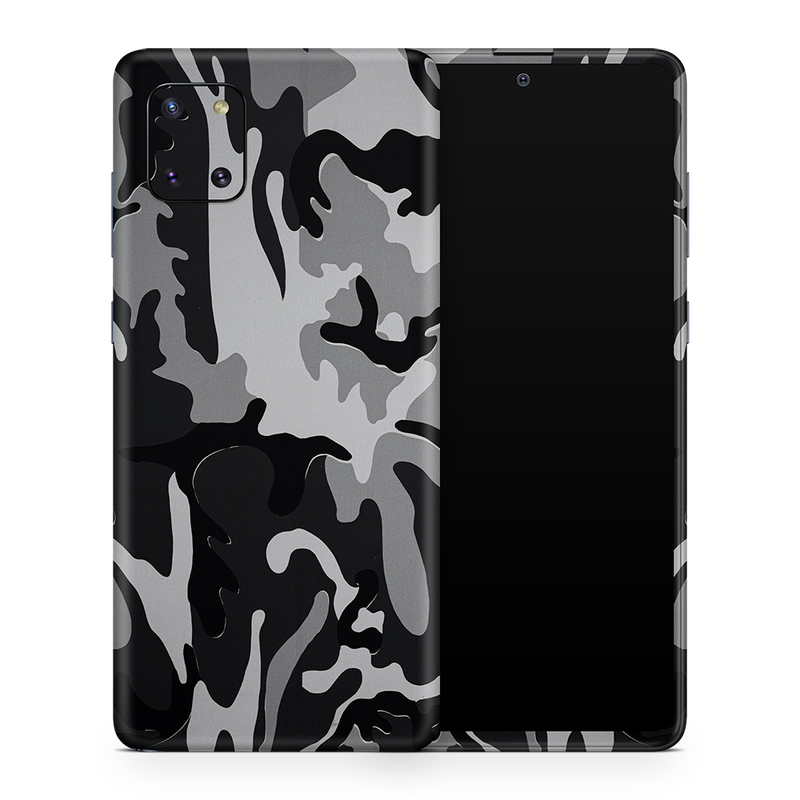 SkinNit Decal Sticker Skin Samsung Galaxy Note 10 Lite Camo Snow (Decal Skin)