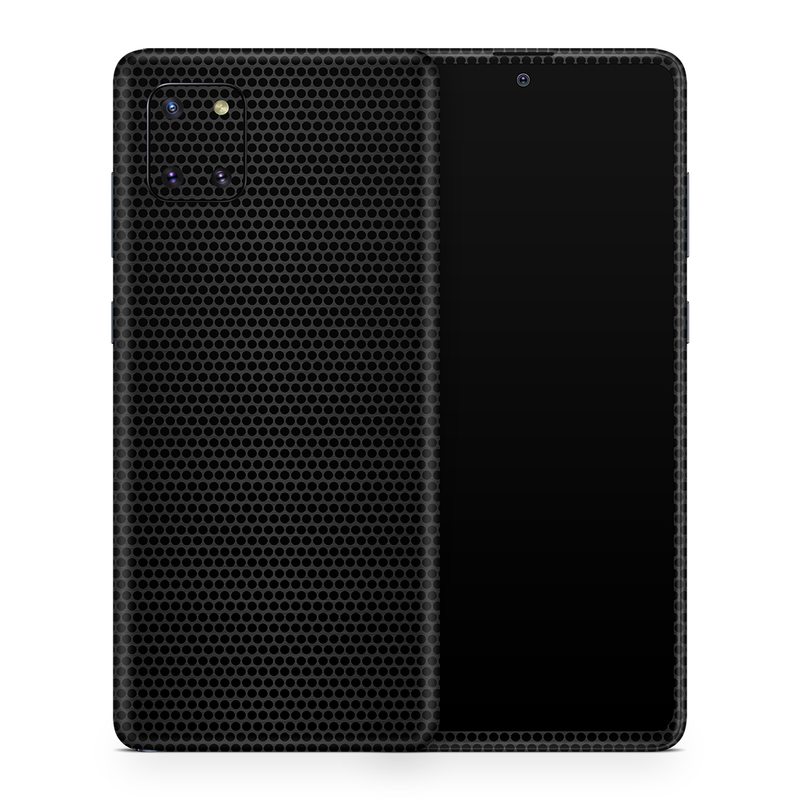 SkinNit Decal Sticker Skin Samsung Galaxy Note 10 Lite Matrix Black (Decal Skin)