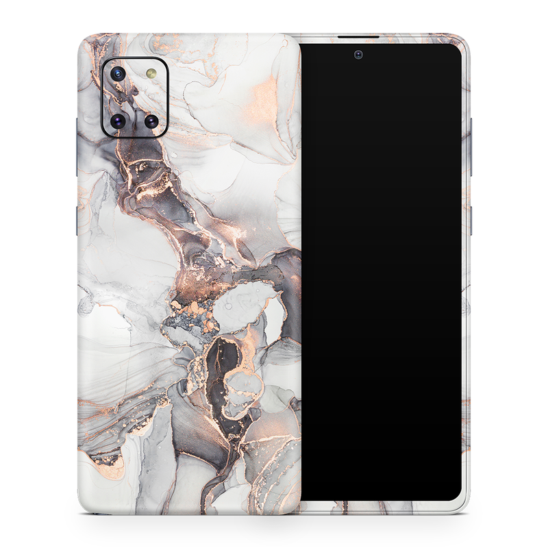 SkinNit Decal Sticker Skin Samsung Galaxy Note 10 Lite Marble Mystic (Decal Skin)