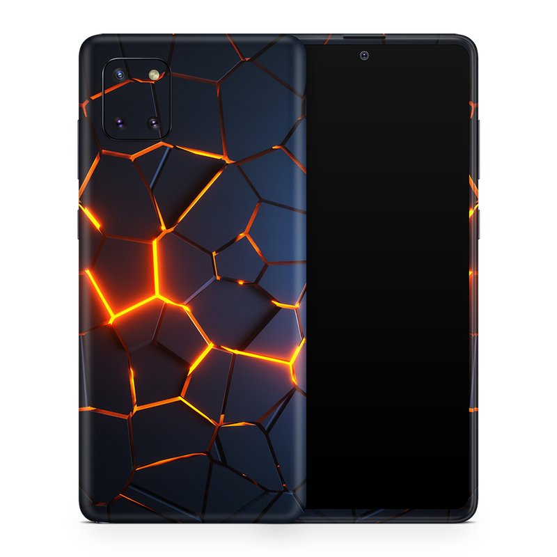 SkinNit Decal Sticker Skin Samsung Galaxy Note 10 Lite Premium Lava (Decal Skin)
