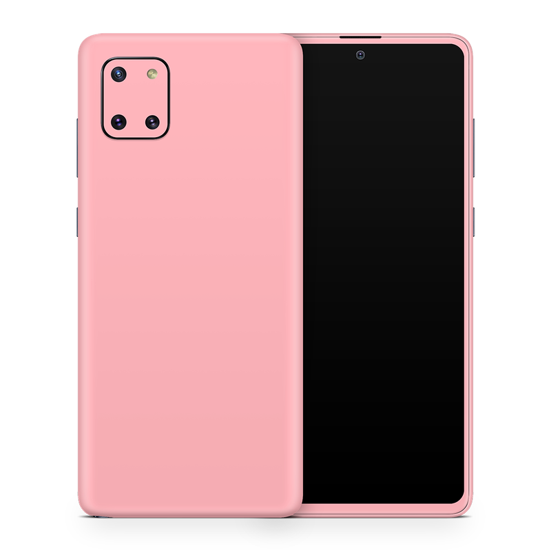 SkinNit Decal Sticker Skin Samsung Galaxy Note 10 Lite Pastel Pink (Decal Skin)