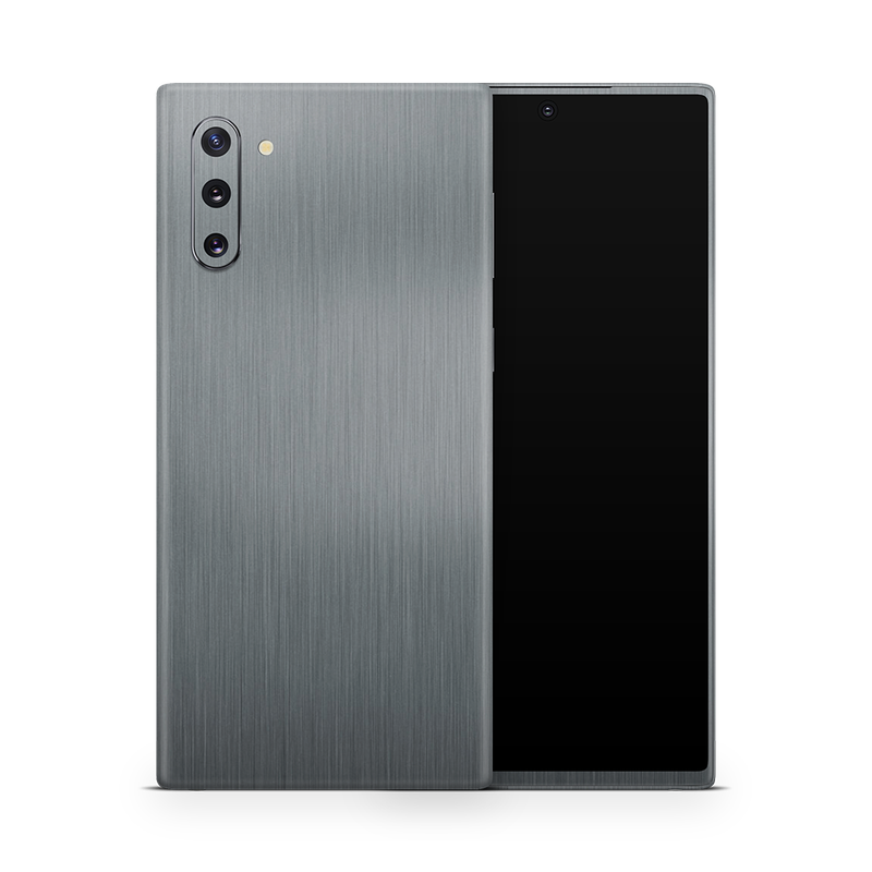 SkinNit Decal Sticker Skin Samsung Galaxy Note 10 Brushed Aluminum (Decal Skin)