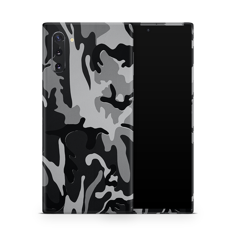 SkinNit Decal Sticker Skin Samsung Galaxy Note 10 Camo Snow (Decal Skin)
