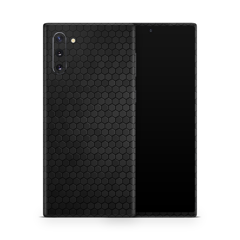 SkinNit Decal Sticker Skin Samsung Galaxy Note 10 Honeycomb Black (Decal Skin)
