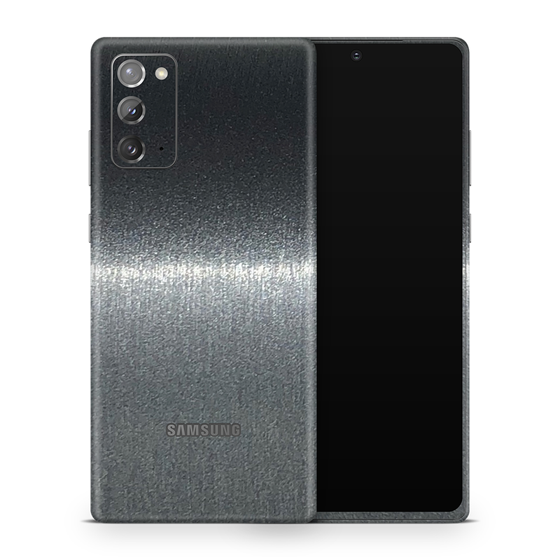 SkinNit Decal Sticker Skin Samsung Galaxy Note 20 Brushed Steel (Decal Skin)