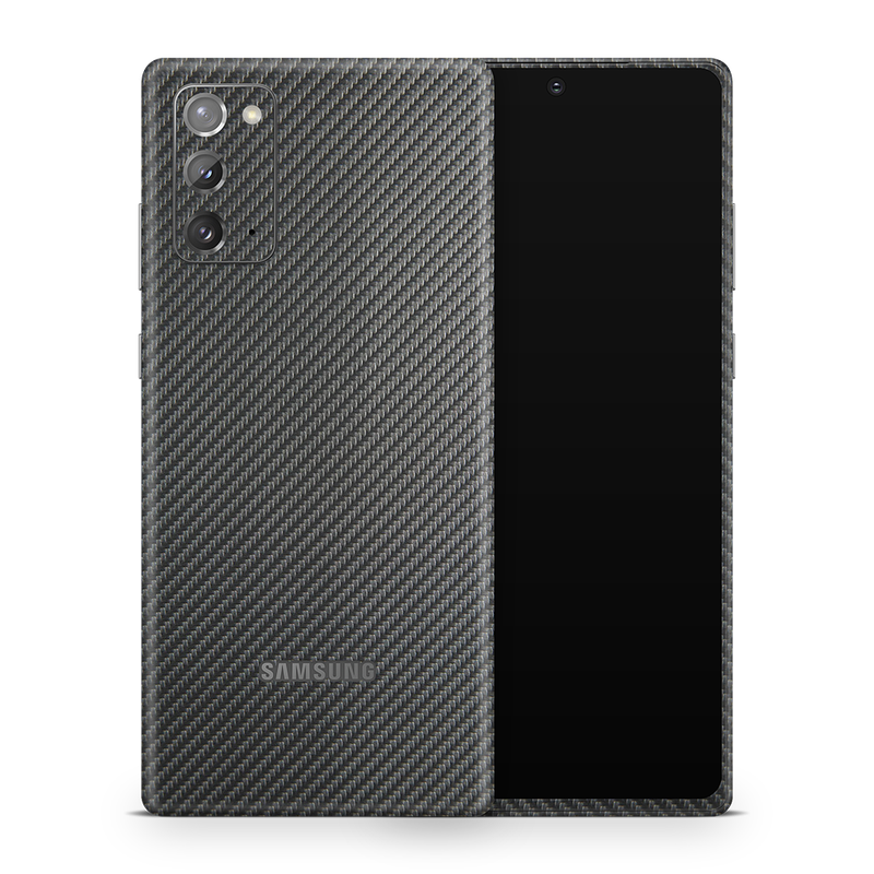 SkinNit Decal Sticker Skin Samsung Galaxy Note 20 Carbon Fiber Anthracite (Decal Skin)