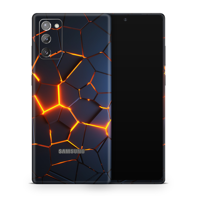 SkinNit Decal Sticker Skin Samsung Galaxy Note 20 Premium Lava (Decal Skin)