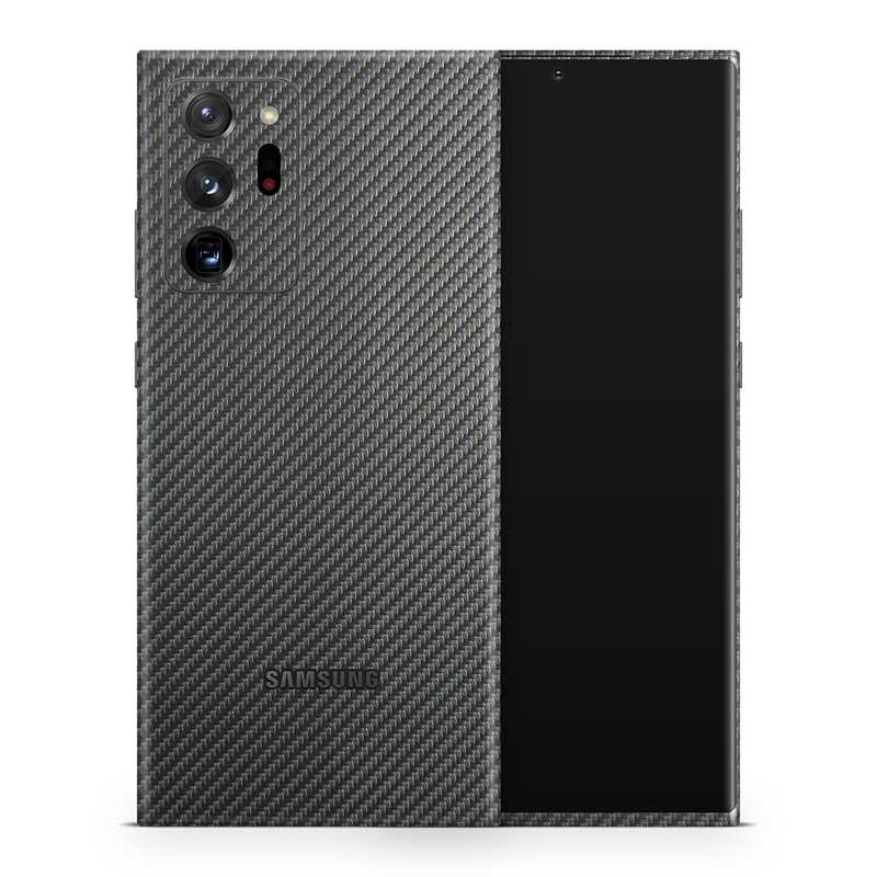 SkinNit Decal Sticker Skin Samsung Galaxy Note 20 Ultra Carbon Fiber Anthracite (Decal Skin)