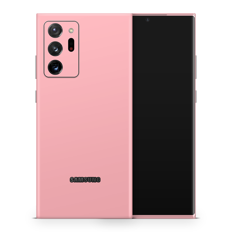 SkinNit Decal Sticker Skin Samsung Galaxy Note 20 Ultra Pastel Pink (Decal Skin)