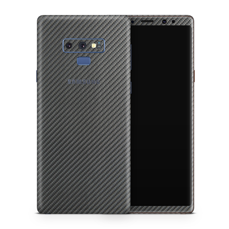 SkinNit Decal Sticker Skin Samsung Galaxy Note 9 Carbon Fiber Anthracite (Decal Skin)