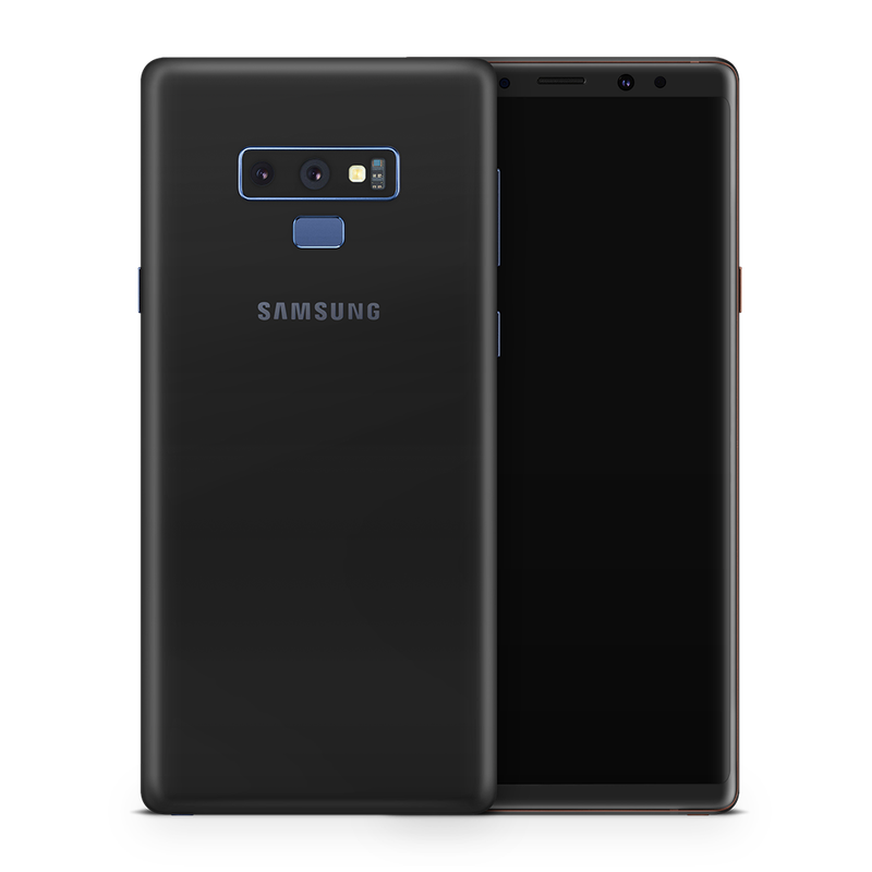 SkinNit Decal Sticker Skin Samsung Galaxy Note 9 Matte Black (Decal Skin)