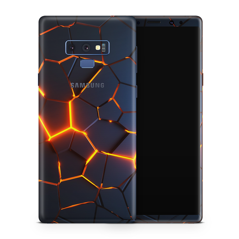SkinNit Decal Sticker Skin Samsung Galaxy Note 9 Premium Lava (Decal Skin)