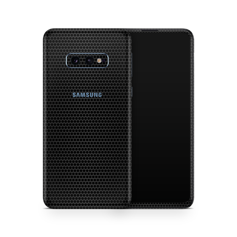SkinNit Decal Sticker Skin Samsung Galaxy S10E Matrix Black (Decal Skin)