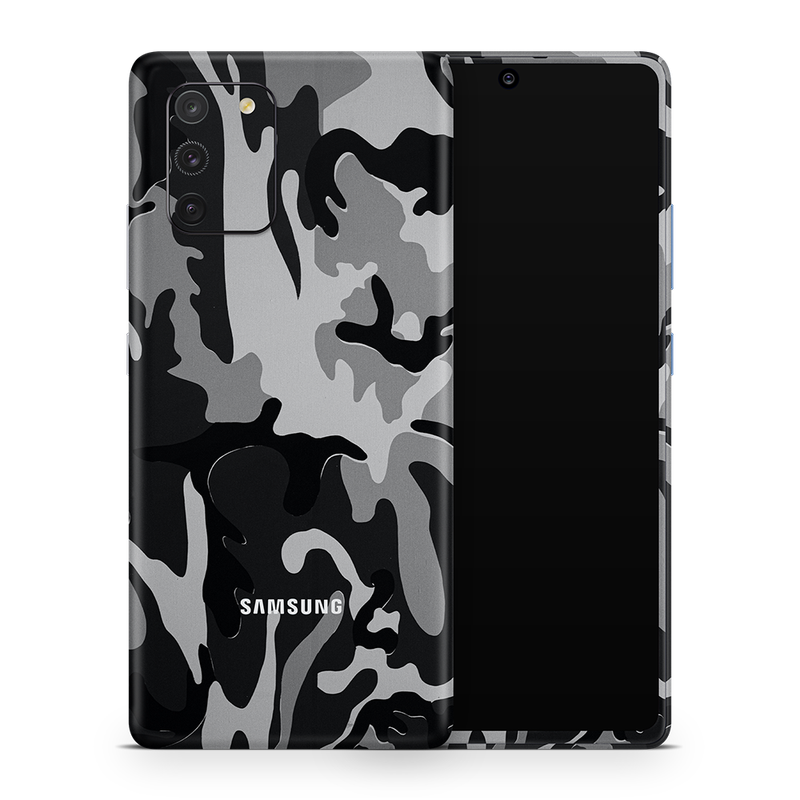SkinNit Decal Sticker Skin Samsung Galaxy S10 Lite Camo Snow (Decal Skin)
