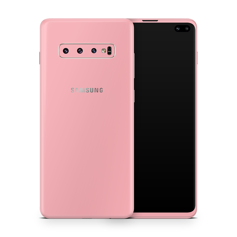 SkinNit Decal Sticker Skin Samsung Galaxy S10 Pastel Pink (Decal Skin)