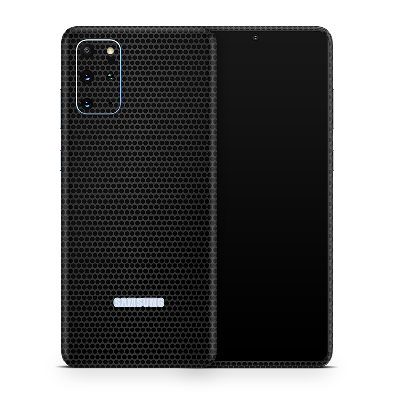 SkinNit Decal Sticker Skin Samsung Galaxy S20 Plus Matrix Black (Decal Skin)