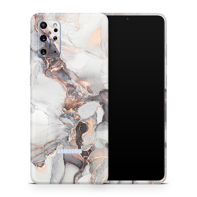 SkinNit Decal Sticker Skin Samsung Galaxy S20 Plus Marble Mystic (Decal Skin)