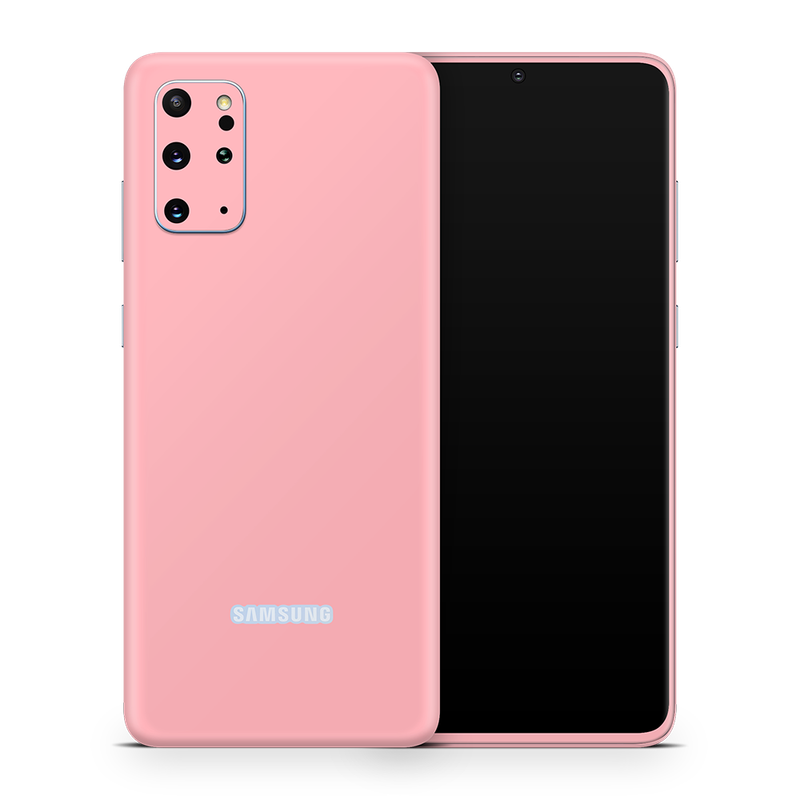 SkinNit Decal Sticker Skin Samsung Galaxy S20 Plus Pastel Pink (Decal Skin)