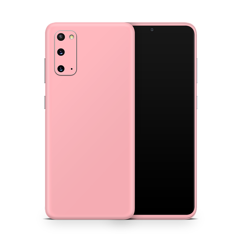 SkinNit Decal Sticker Skin Samsung Galaxy S20 Pastel Pink (Decal Skin)