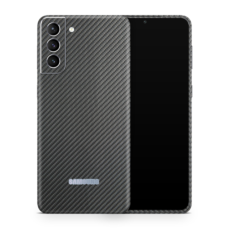 SkinNit Decal Sticker Skin Samsung Galaxy S23 Plus Carbon Fiber Anthracite