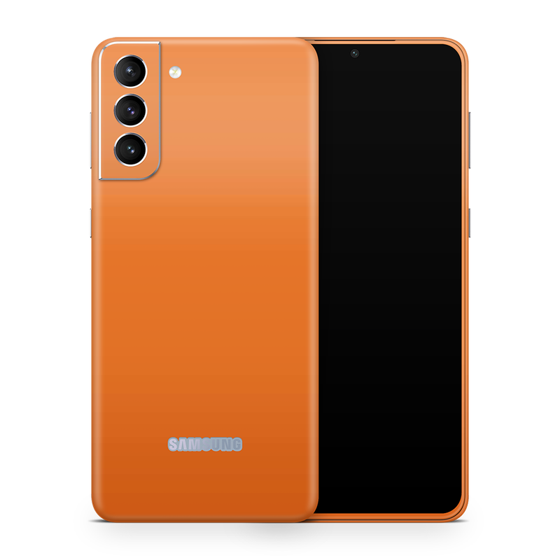 SkinNit Decal Sticker Skin Samsung Galaxy S22 Orange