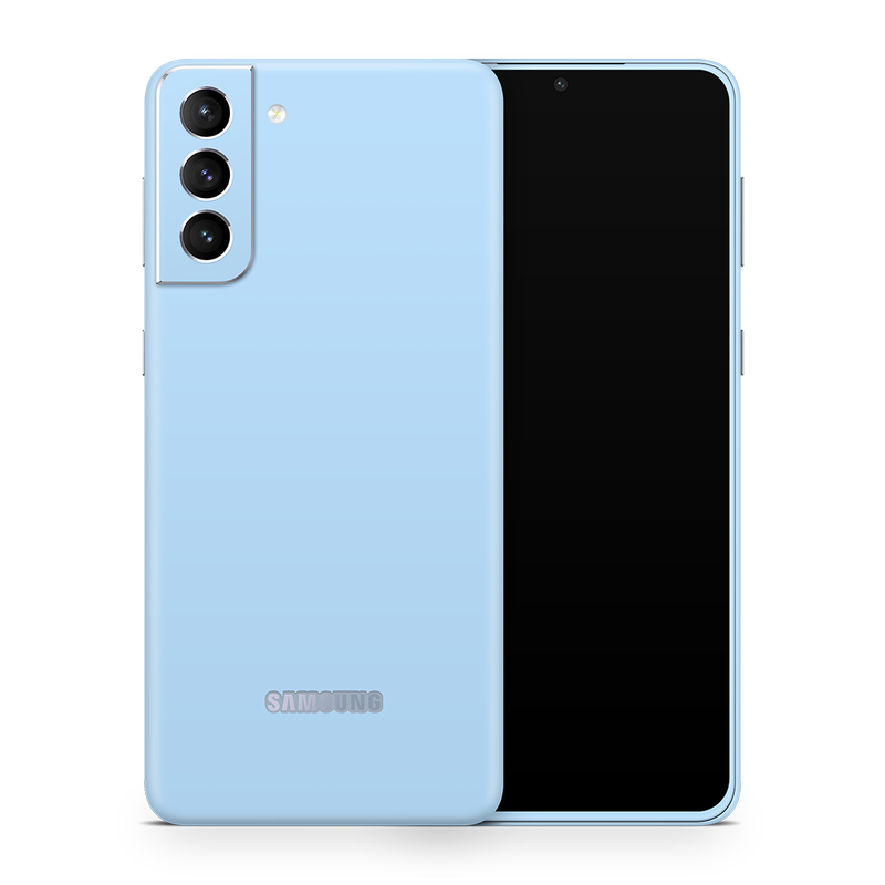 SkinNit Decal Sticker Skin Samsung Galaxy S23 Pastel Blue