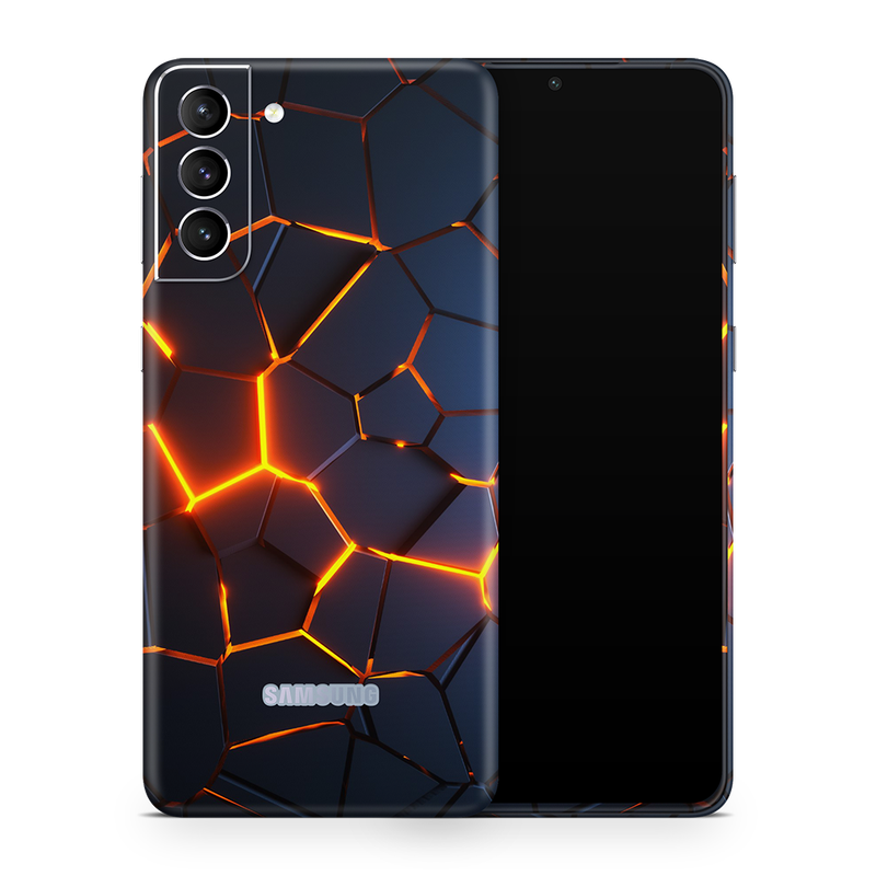 SkinNit Decal Sticker Skin Samsung Galaxy S22 Plus Premium Lava