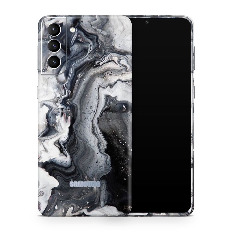 SkinNit Decal Sticker Skin Samsung Galaxy S23 Plus Marble White Desert