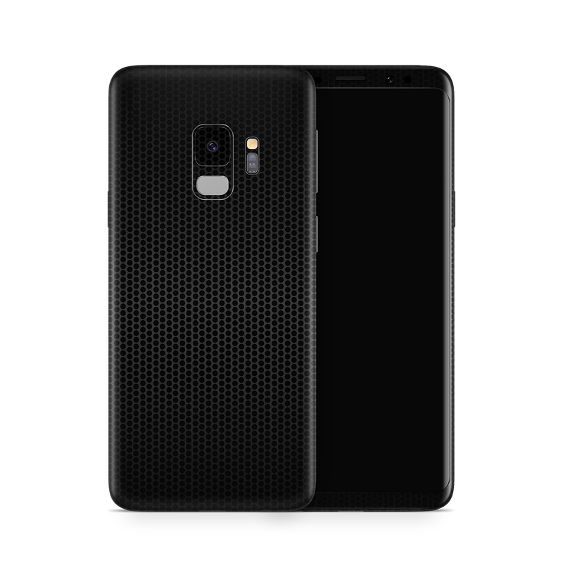 SkinNit Decal Sticker Skin Samsung Galaxy S9 Matrix Black (Decal Skin)