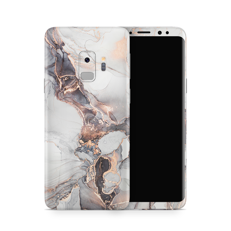 SkinNit Decal Sticker Skin Samsung Galaxy S9 Marble Mystic (Decal Skin)