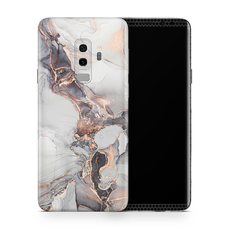 SkinNit Decal Sticker Skin Samsung Galaxy S9 Plus Marble Mystic (Decal Skin)