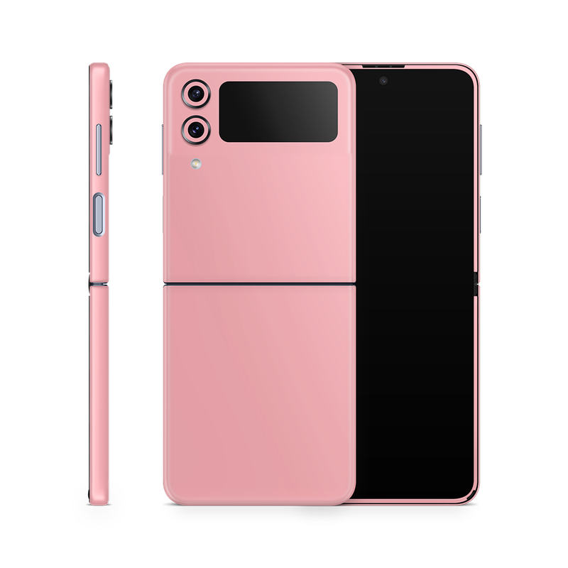 SkinNit Decal Sticker Skin Samsung Galaxy Z Flip 4 Pastel Pink (Decal Skin)