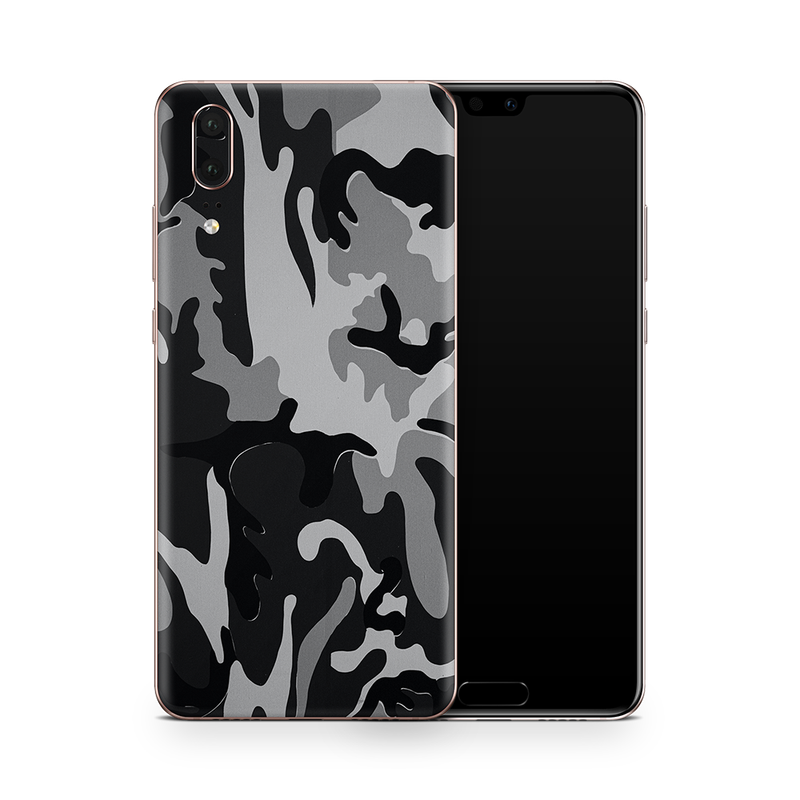 SkinNit Decal Sticker Skin Huawei P20 Camo Snow (Decal Skin)
