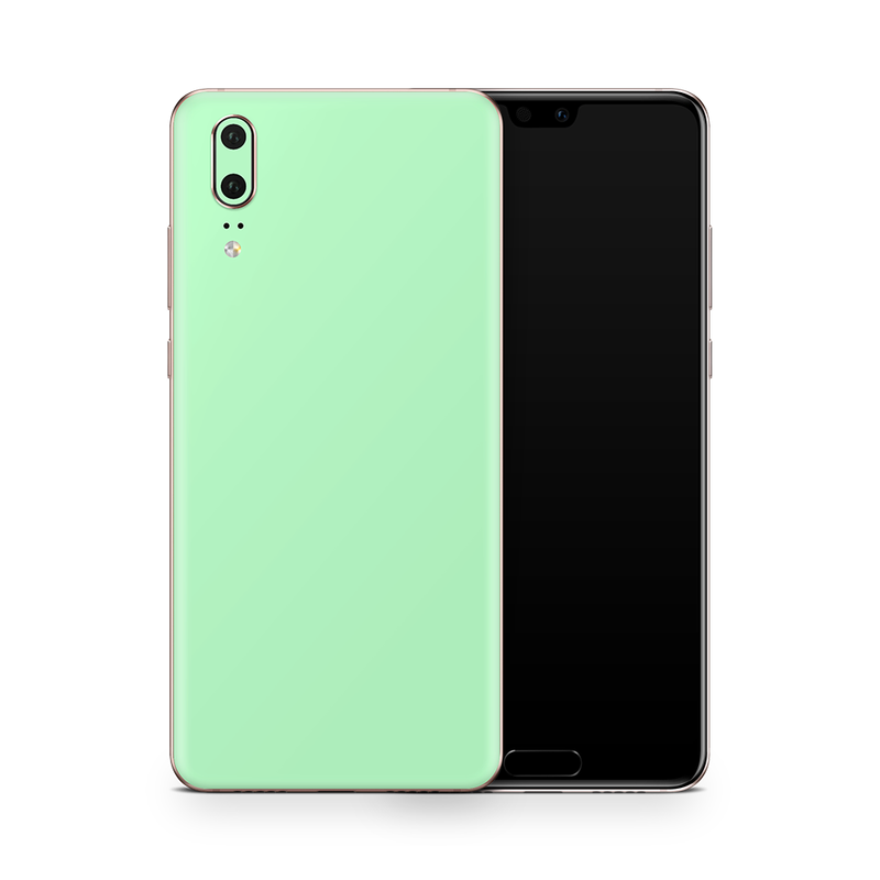 SkinNit Decal Sticker Skin Huawei P20 Pastel Green (Decal Skin)