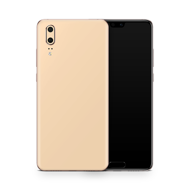SkinNit Decal Sticker Skin Huawei P20 Pastel Orange (Decal Skin)