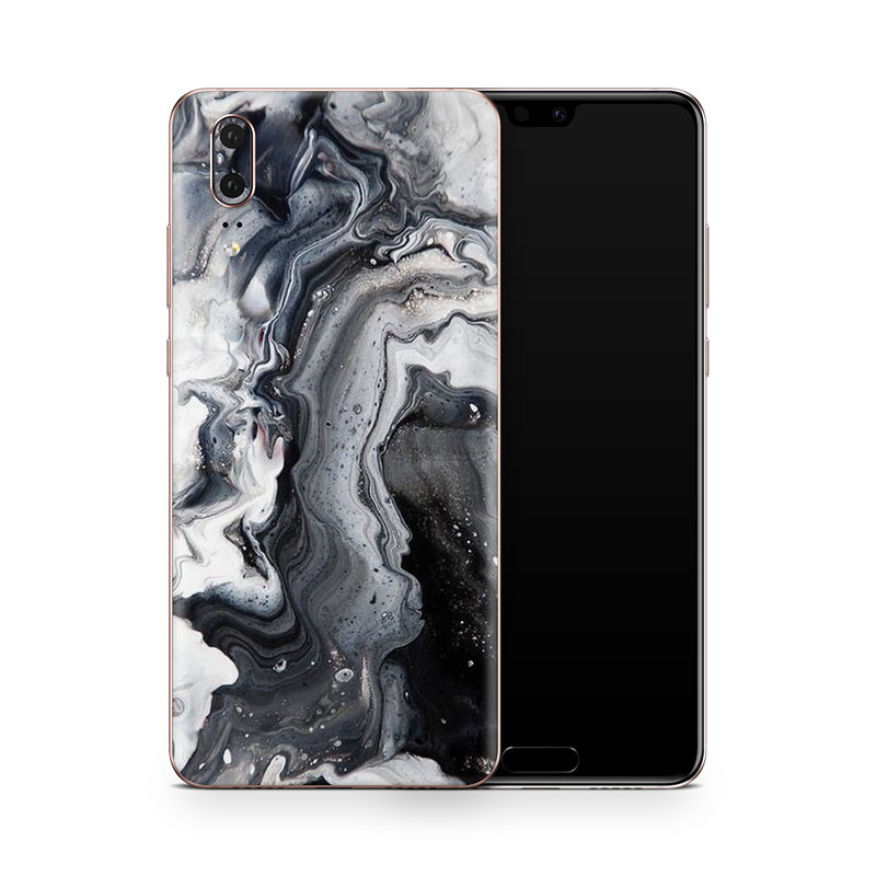 SkinNit Decal Sticker Skin Huawei P20 Pro Marble White Desert (Decal Skin)